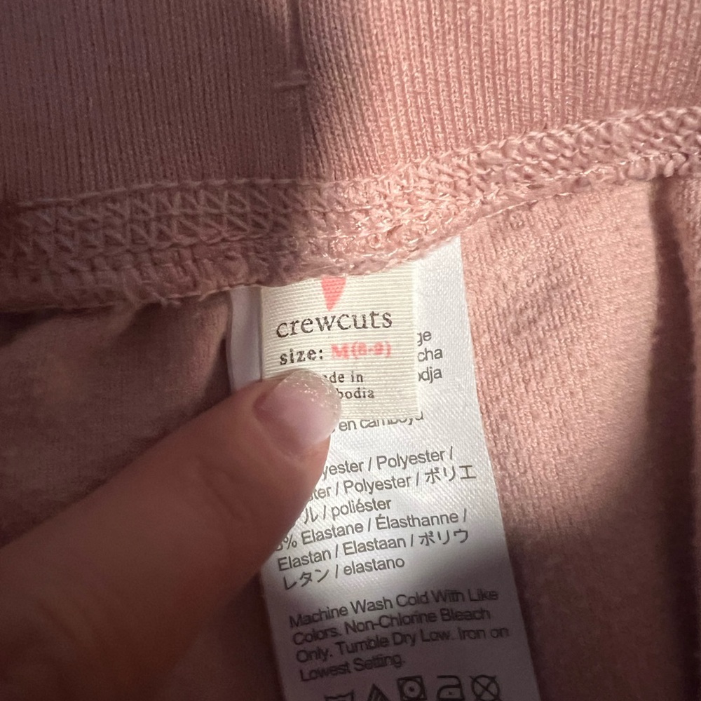 ✨ Crewcuts Girls Velour Lounge Set – Pink (Size M 8–9) ✨ - Picture 5 of 5